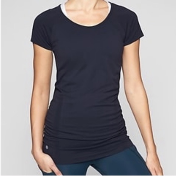 Athleta Tops - Athleta Speedlight Tee in Navy / White